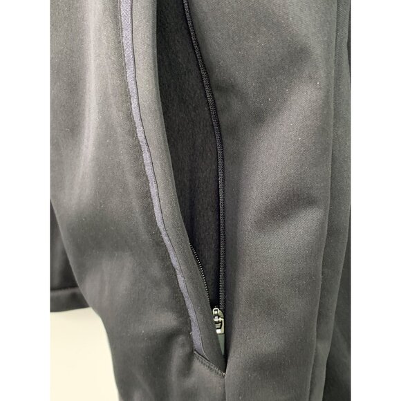 VGK Antigua Full-Zip Golf Jacket Mens M Black Scuba Fleece Lined NHL 7645 - Picture 2 of 14